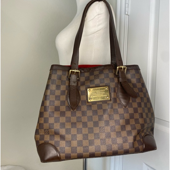 Louis Vuitton Tote Bag Hampsted Damier Ebene MM - Picture 2 of 10